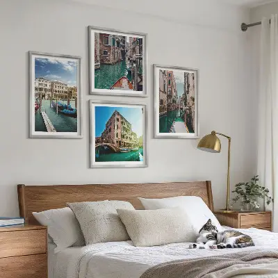 Dekorativni komplet slika za zid arhitektura venecijanskih kanala
