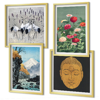 Komplet slika za spavaću sobu Japanska priroda i japanski stil