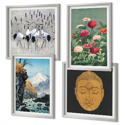 Komplet slika za spavaću sobu Japanska priroda i japanski stil
