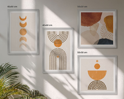 Komplet slika za spavaću sobu Boho minimalistički ukrasi