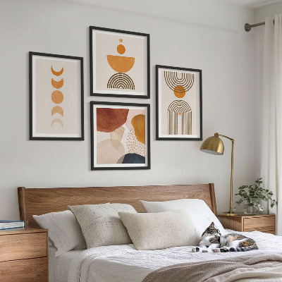 Komplet slika za spavaću sobu Boho minimalistički ukrasi