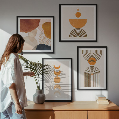 Komplet slika za spavaću sobu Boho minimalistički ukrasi