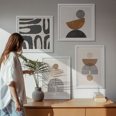 Komplet slika za spavaću sobu Apstraktni boho dizajn