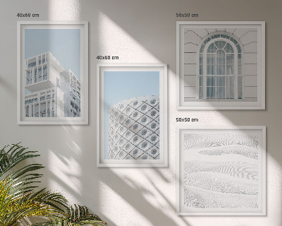 Komplet slika za spavaću sobu Geometrija moderne arhitekture