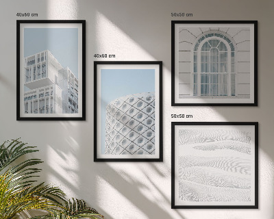 Komplet slika za spavaću sobu Geometrija moderne arhitekture