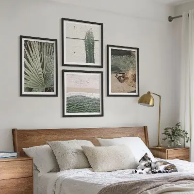 Komplet slika za spavaću sobu motiv tropske biljke