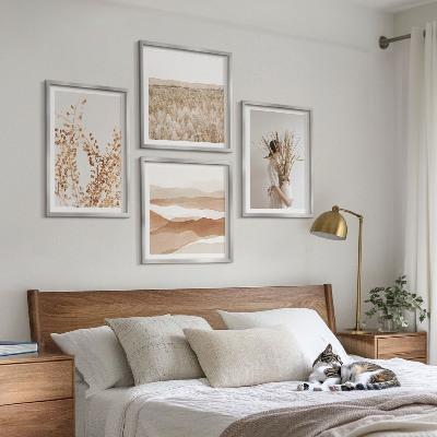 Komplet slika za spavaću sobu Biljni motivi u boho stilu