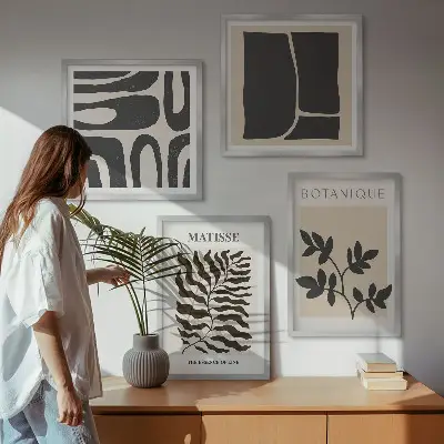 Minimalistički biljni plakati dekorativni komplet slika za zid