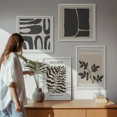 Minimalistički biljni plakati dekorativni komplet slika za zid