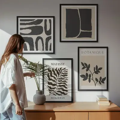 Minimalistički biljni plakati dekorativni komplet slika za zid