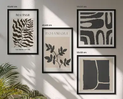 Minimalistički biljni plakati dekorativni komplet slika za zid
