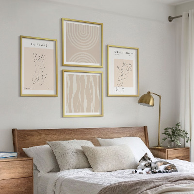 Komplet slika za spavaću sobu Kolekcija minimalističkih oblika