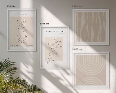 Komplet slika za spavaću sobu Kolekcija minimalističkih oblika