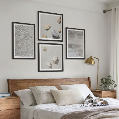 Komplet slika za spavaću sobu Moderne minimalističke teksture