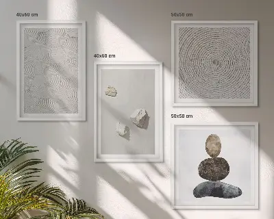 Komplet slika za spavaću sobu u boji pješčanog kamena