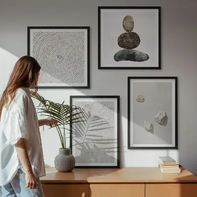 Komplet slika za spavaću sobu u boji pješčanog kamena
