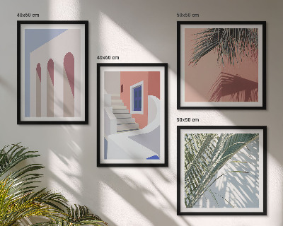 Komplet slika za spavaću sobu Ilustracije gradske arhitekture