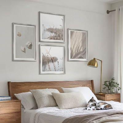 Set 4 slike u okviru Krupni planovi strukture u boho stilu