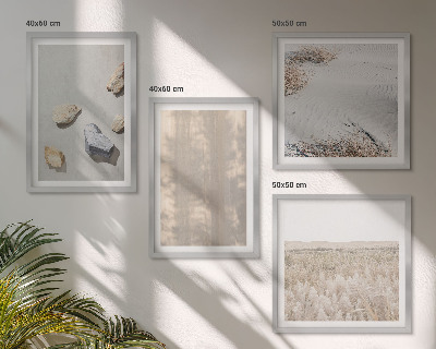 Dekorativni komplet slika za zid Prirodne teksture u boho stilu