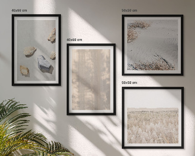 Dekorativni komplet slika za zid Prirodne teksture u boho stilu