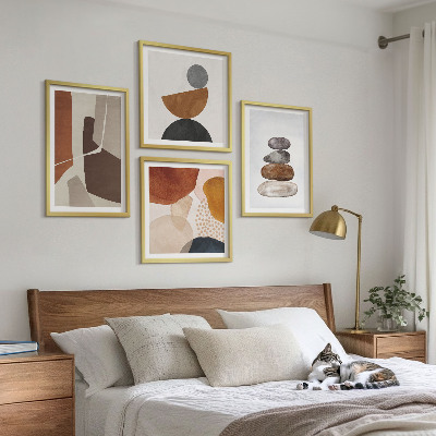 Set 4 slike u okviru Dekoracije od apstraktnih slika