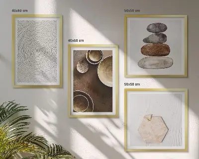 Komplet slika za spavaću sobu motiv teksture u modernoj umjetnosti