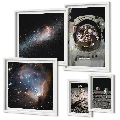 Slijetanje astronauta na Mjesec poliptih u okviru