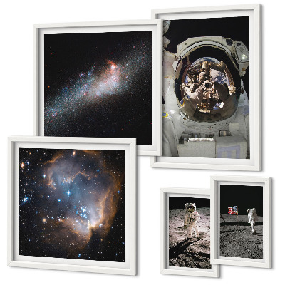 Poliptih u okviru Slijetanje astronauta na Mjesec