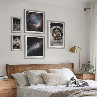 Poliptih u okviru Slijetanje astronauta na Mjesec