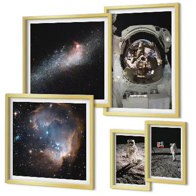 Slijetanje astronauta na Mjesec poliptih u okviru