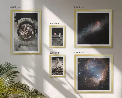 Slijetanje astronauta na Mjesec poliptih u okviru