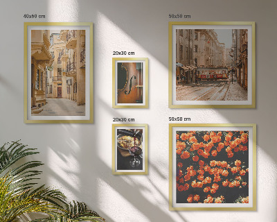Set 5 slika u okviru Šarmantne ulice okusa