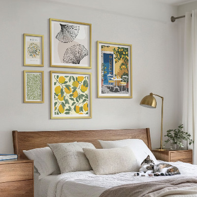 Set 5 slika u okviru Elegantni biljni motivi