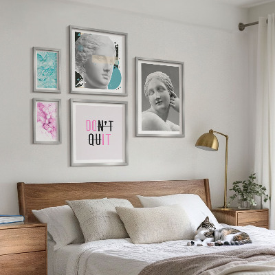 Set slika iznad kauča Elegantni klasični moderni ukrasi