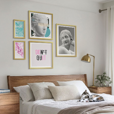 Set slika iznad kauča Elegantni klasični moderni ukrasi
