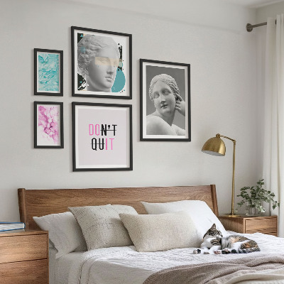 Set slika iznad kauča Elegantni klasični moderni ukrasi