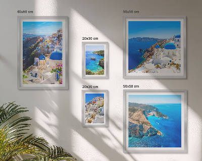 Set 5 slika u okviru Plave kupole grčkih otoka