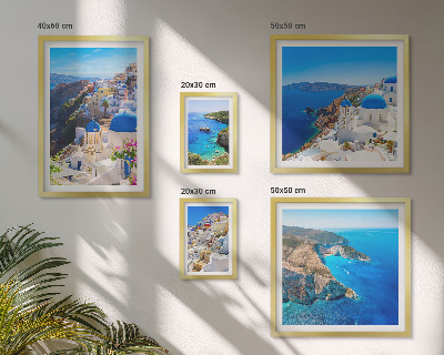 Set 5 slika u okviru Plave kupole grčkih otoka