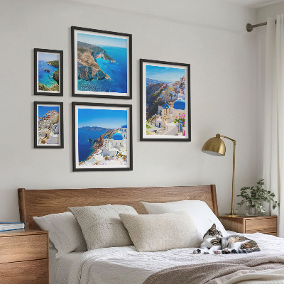 Set 5 slika u okviru Plave kupole grčkih otoka