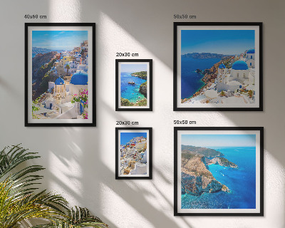 Set 5 slika u okviru Plave kupole grčkih otoka