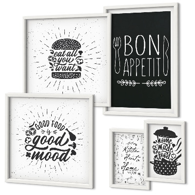 Set 5 slika u okviru Kuhinjske inspiracije za kuhanje