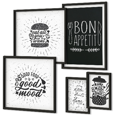 Set 5 slika u okviru Kuhinjske inspiracije za kuhanje