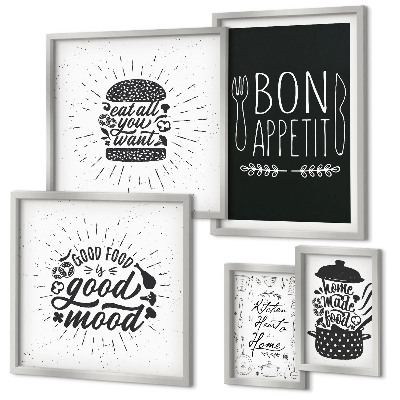 Set 5 slika u okviru Kuhinjske inspiracije za kuhanje