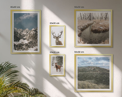 Poliptih u okviru Divlja priroda veličanstvenih planina
