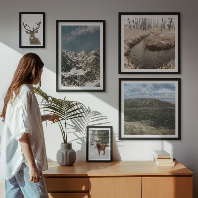 Poliptih u okviru Divlja priroda veličanstvenih planina