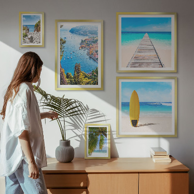 Poliptih u okviru Primorski krajolici i plaže