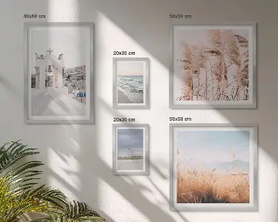 Set slika iznad kauča elegantni morski krajolici