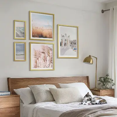 Set slika iznad kauča elegantni morski krajolici