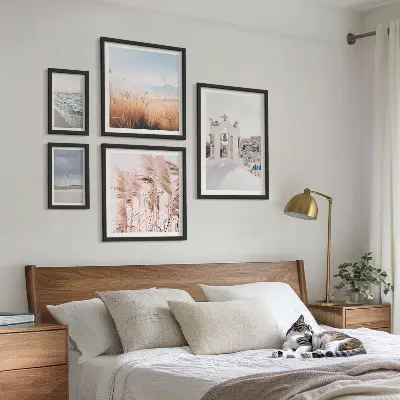 Set slika iznad kauča elegantni morski krajolici