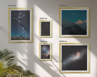 Set 5 slika u okviru Moderni svemirski krajolici